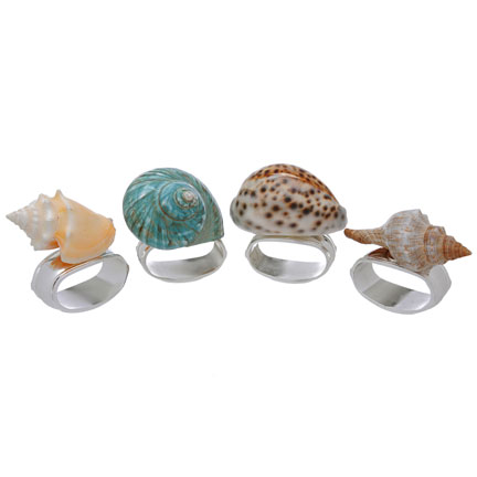 Seashell Napkin Rings Seashell Napkin Rings