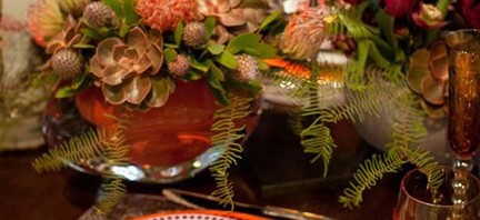 Table Setting of the Week: Orange Spice