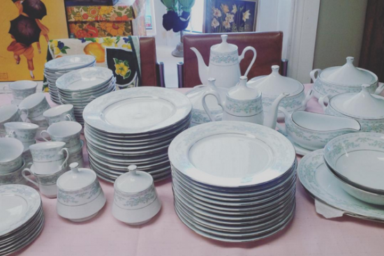 Use what you registered for! Don't wait for your dinnerware to end up in the thrift store. 