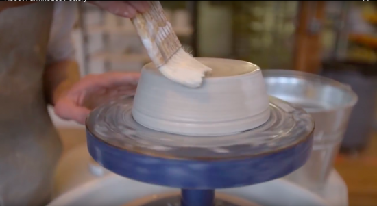 Farmhouse Pottery Glazing