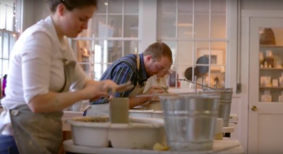 Farmhouse Potters at Work