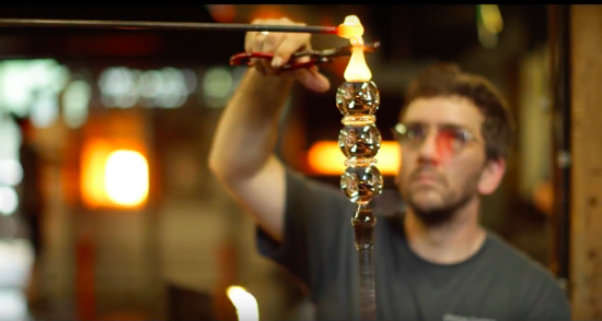 Glassmaking requires total concentration