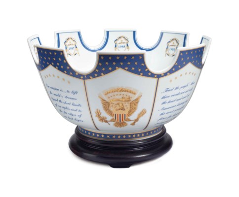 Mottahedeh Monteith Bowl from the private collection of Ronald and Nancy Reagan