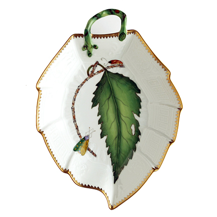 Anna Weatherley Green Leaf Dish