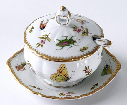 Anna Weatherley Spring in Budapest Condiment Dish with Spoon
