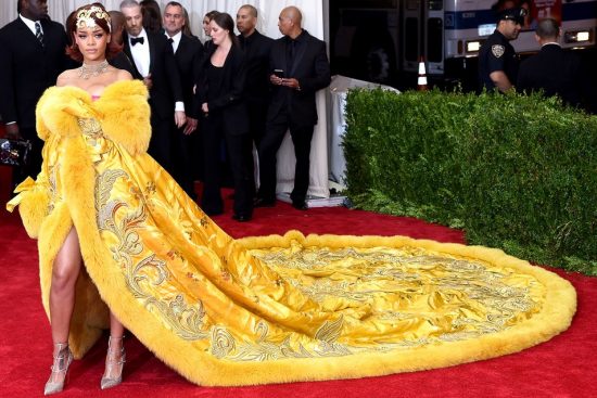 Rihanna wearing Guo Pei - Met Gala 2015: "China: Through the Looking Glass" (Vanity Fair)