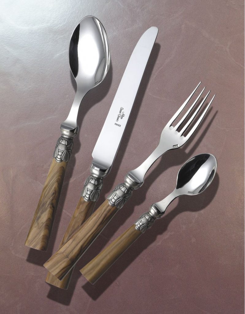 Alain Saint-Joanis Abeille Olivewood Flatware