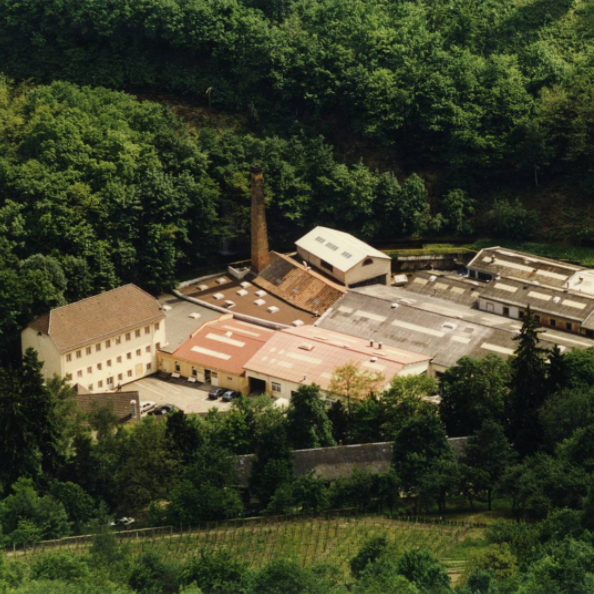 Aerial view of Beauville in France.