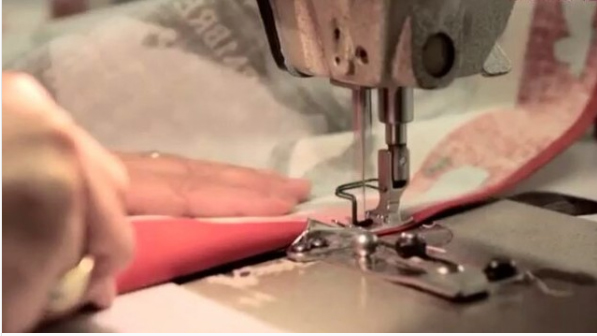 Every item is sewn and ironed by hand