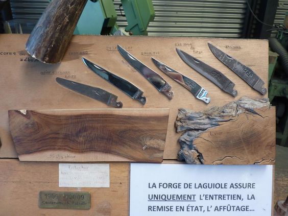 Forge de Laguiole knife components (courtesy tripadvisor)