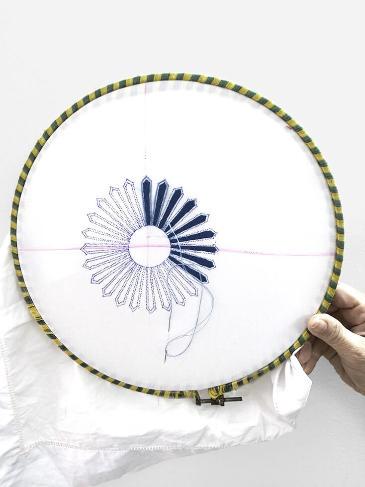 At work on a custom project