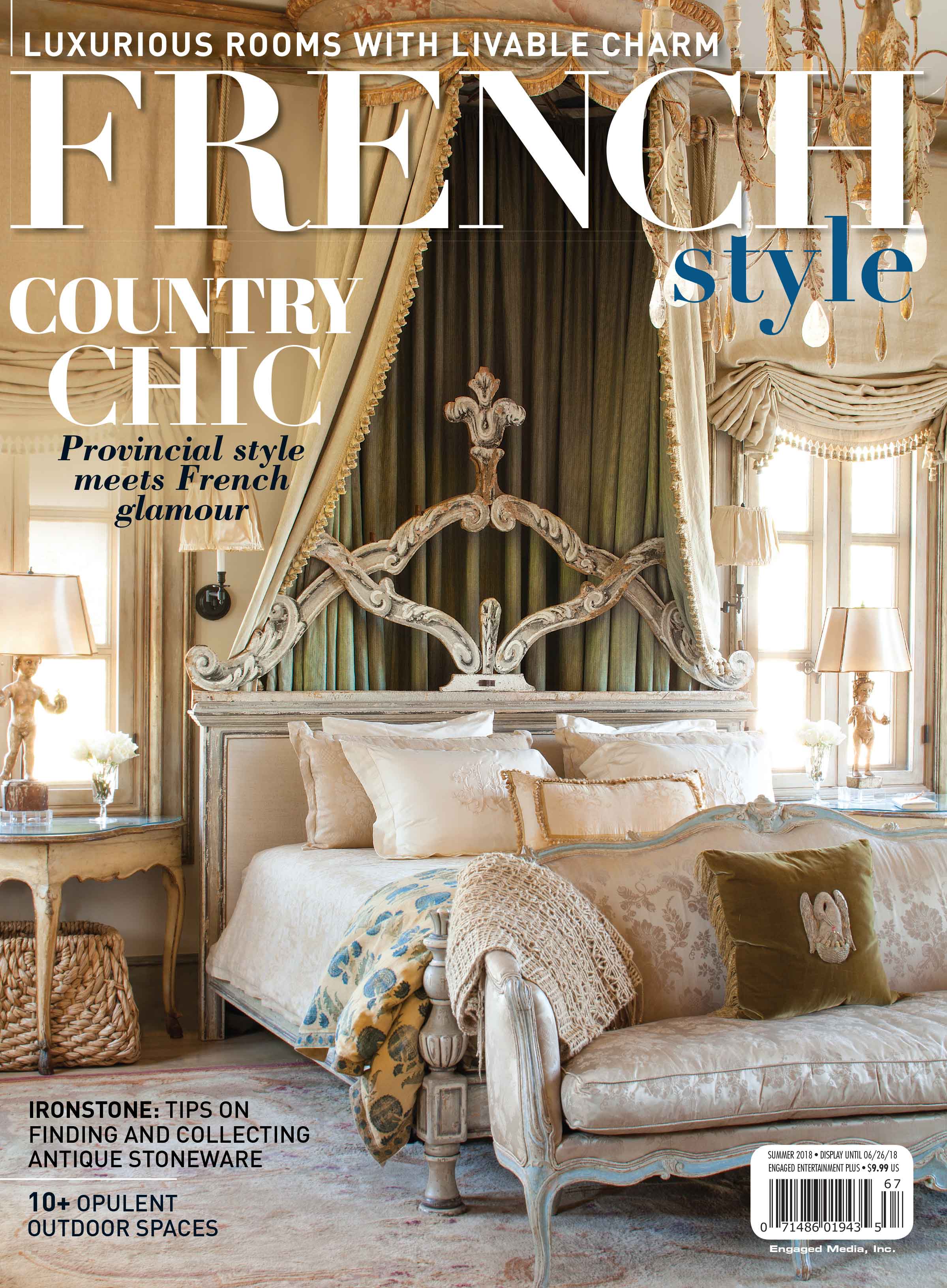 L’Objet Loret Gold Napkin Rings Featured in French Style Magazine